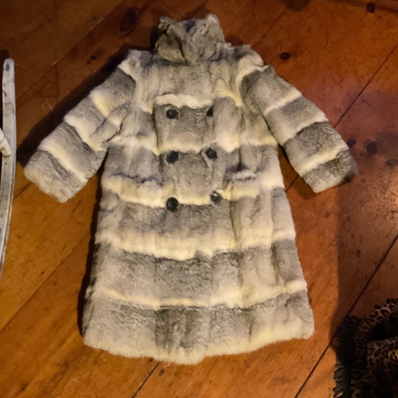 Vintage 1950’s Rabbit Fur Coat - Picture 6 of 13